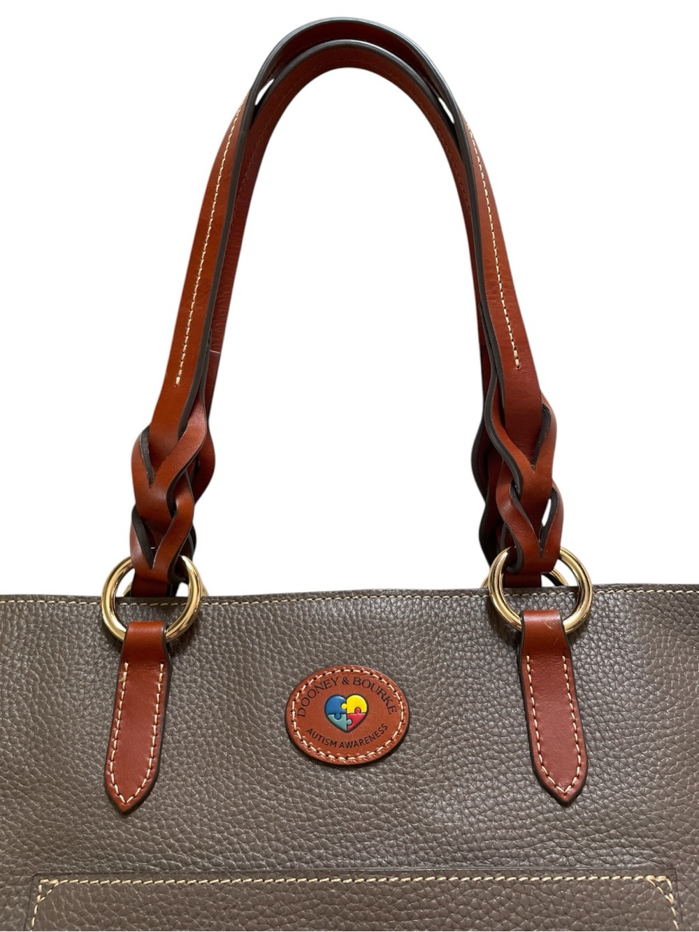 DOONEY & BOURKE Elephant Pebble Grain Tammy Tote for Autism Awareness (special) - Picture 4 of 16